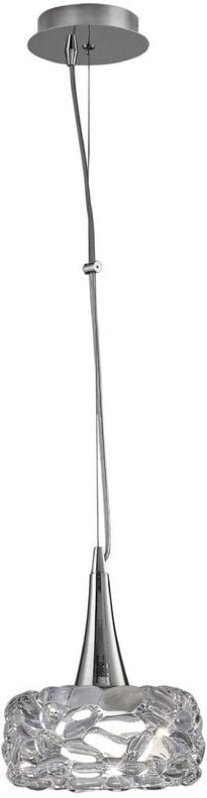 Inspired Mantra - O2 - Deckenanhänger 1 Leuchte E27 Großes, poliertes Chrom