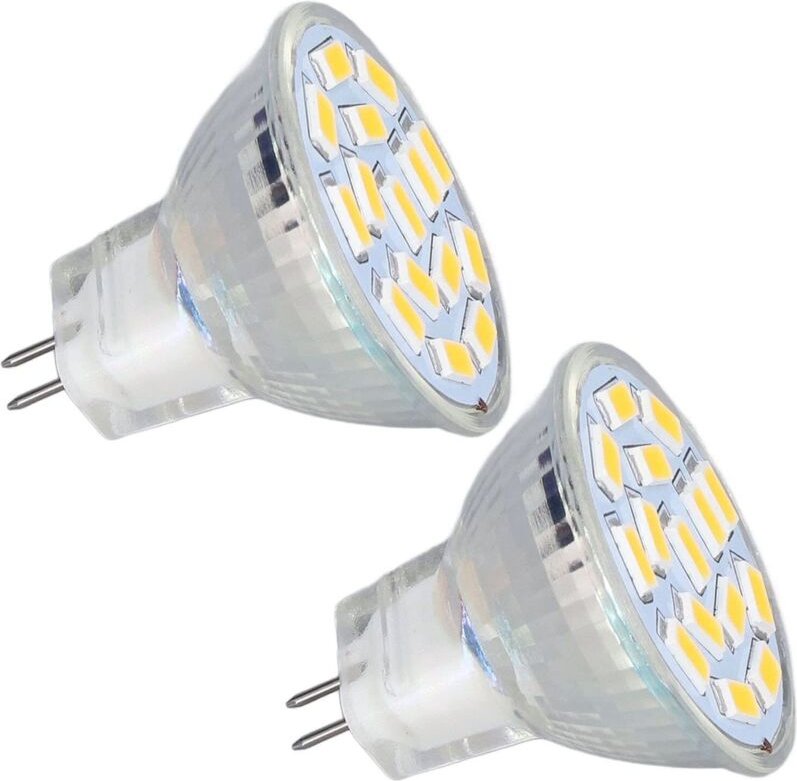Thumbnail - Halogenlampe, 12-V-Halogenlampenersatz und 2er-Pack MR11-Halogenstrahlerlampe mit Frontglasabdeckung für Schienenbeleuch...