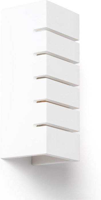 Wandleuchte Gips doppelseitige Beleuchtung Rubí Weiß