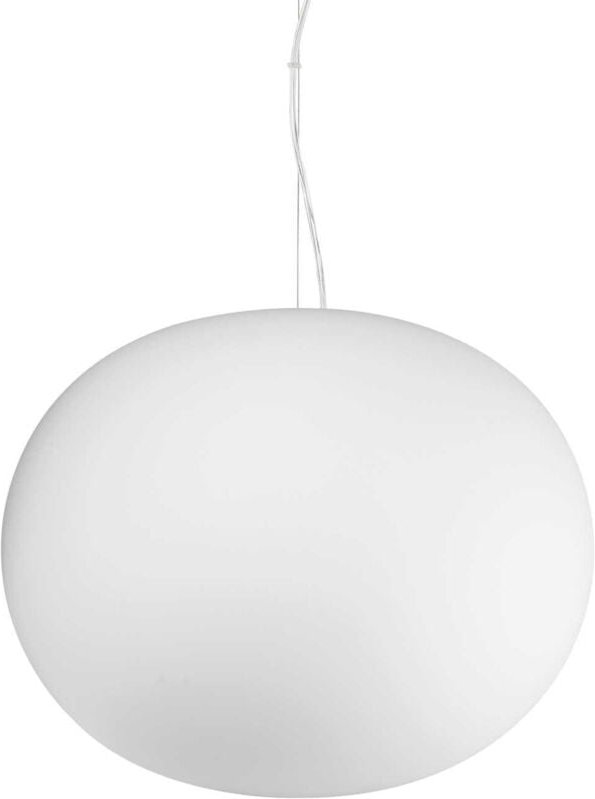 Thumbnail - Ideal Lux COTTON Globe Pendel-Deckenleuchte Weiß 40cm
