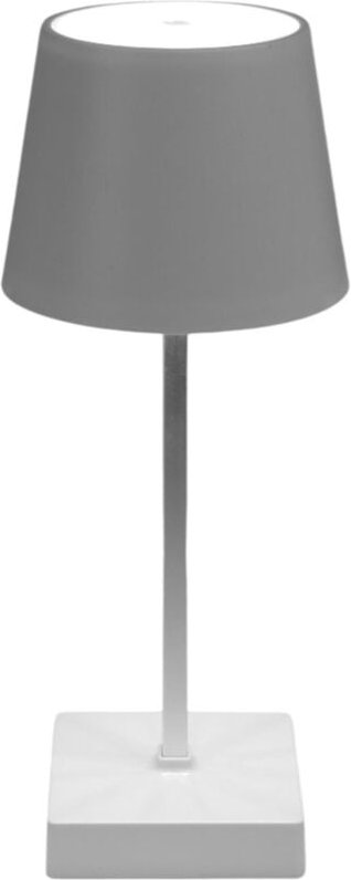 Led Tischlampe Touch Tischleuchte Nachttischlampe Leselampe Schreibtischlampe - grau