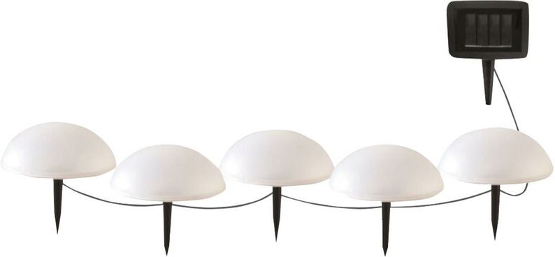 Solar Halbkugeln X5 Zum Stecken half moon ∅15cm