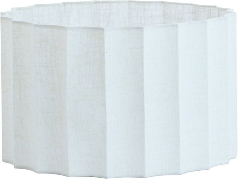 Lampenschirm - Disli - weiß - textil - ø 40cm - - Light&living