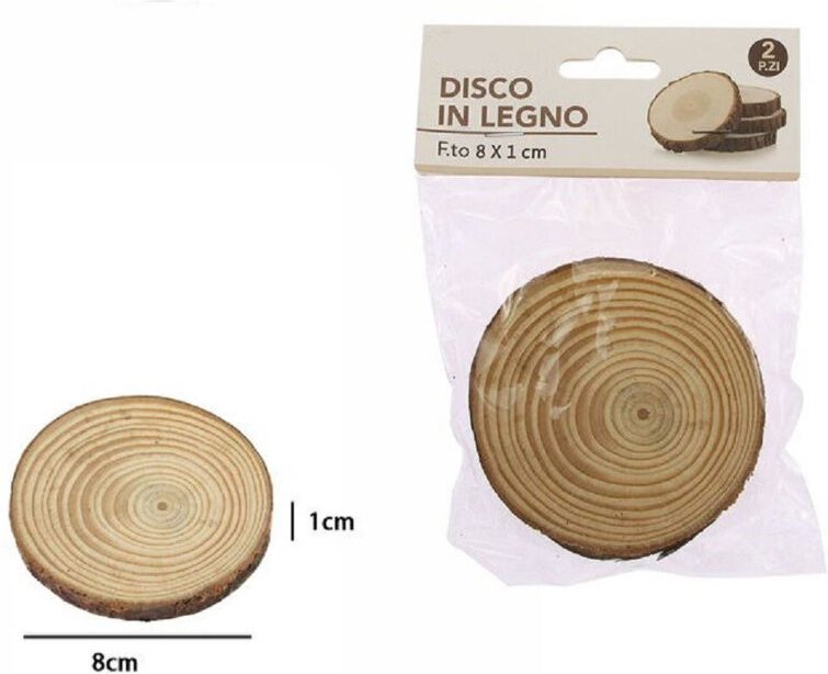 Trade Shop Traesio - Trade Shop - set 2 pezz veröffentlichungen der entwicklung für oderung 8X1 cm rotondo 72108 -