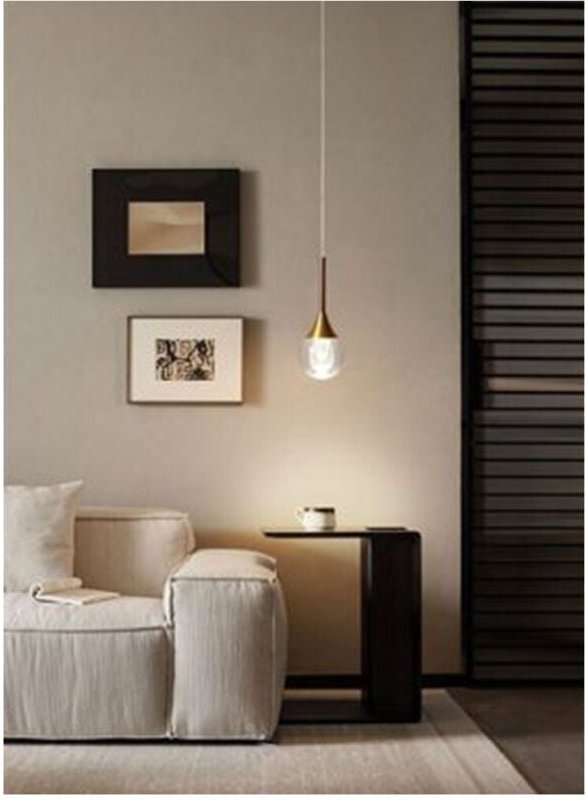 Trade Shop - moderner kronleuchter led 5W globus goldene lampe pendelleuchte 3000K 4000K 6500K LP-41 -