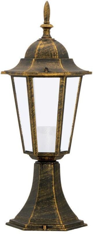 Retro Gartenleuchte Liguria 42cm E27 IP43 Patina Goldlux 201973