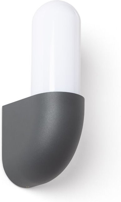 Led Wandleuchte Außen 7W Aluminium Anturio Dunkles Grau