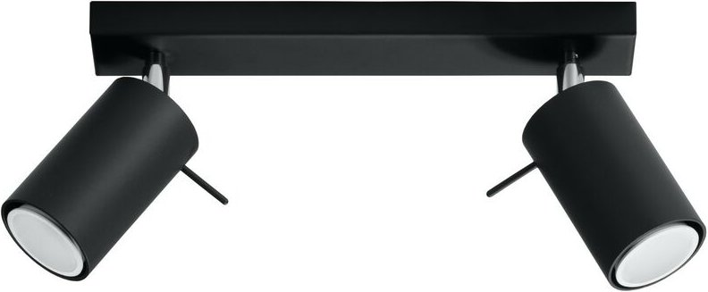 Deckenlampe Schwarz Metall Modern GU10 Deckenspot Küche Flur