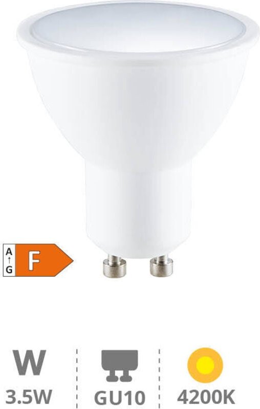 Dichroitische LED-Lampe 3,5 w GU10 4200 k