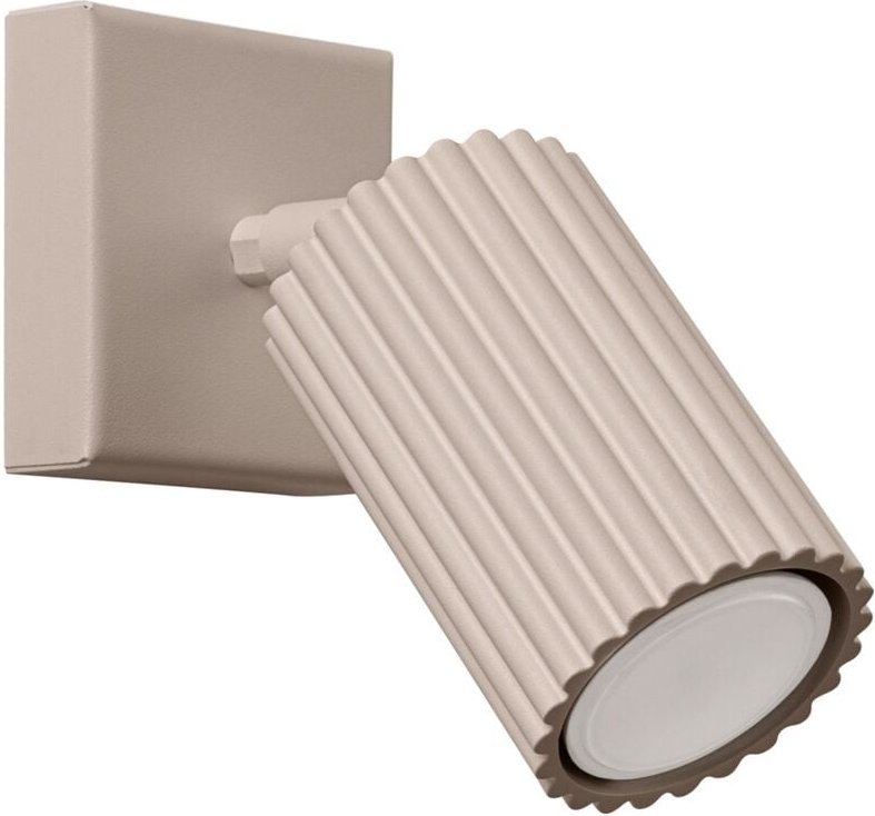 Thumbnail - Wandleuchte Carbon 1 GU10 Taupe Aluminium Sollux SL.1761