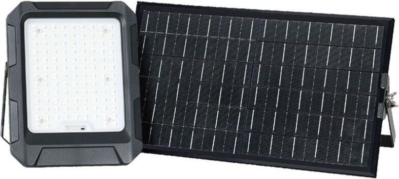 V-tac - Solarleuchten - Solar-Flutlichter - IP65 - Schwarz - 1800 Lumen - 4000K