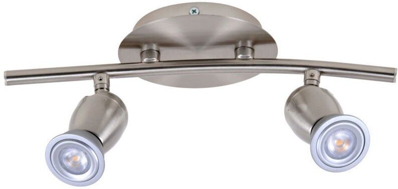 Philips - Deckenlampe Deckenleuchte Spotlampe Spotstrahler Wohnzimmerlampe, 2 Flammig Spots beweglich, chrom matt, 2x le...