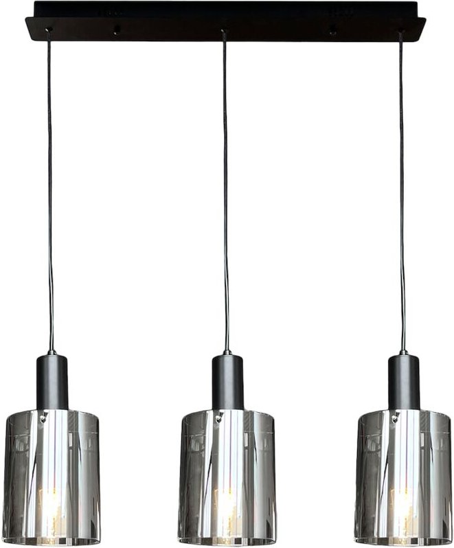 Hängelampe Arcadia 3 E27 Schwarz Milagro ML1819