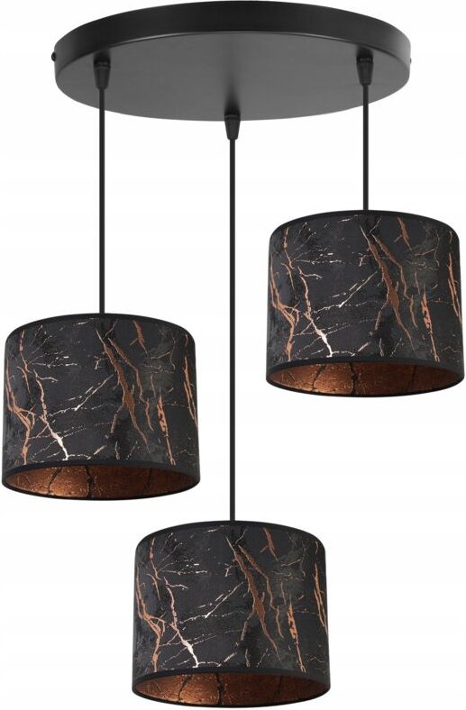 Hängelampe, Deckenleuchter, Lampenschirm, Muster, Kupfer