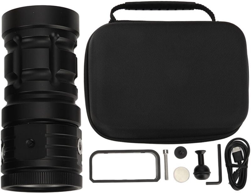 Eosnow - Taucher Taschenlampe Superhelle Aluminiumlegierung IPX8 wasserdicht für Sport