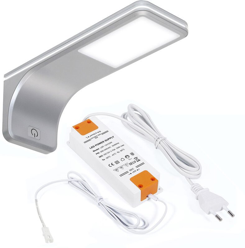 1er set sotech led Unterbauleuchte viola mit Touch Dimmer 4000K neutralweiß (12V 3,5W 160 x 55 x 60,5 mm) inkl. Trafo / ...