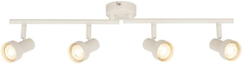 Briloner Deckenlampe Schwenkbar 60,5cm GU10 Fassung max. 9W 4-flammig Altweiß - Deckenstrahler Wohnzimmer Flur Küche Bür...