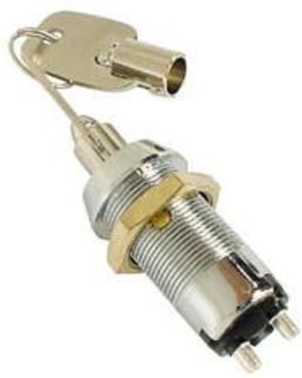 Velleman - Jin Tay KS7 Einpoliger Tastschalter mit Schlüssel of Pumpe