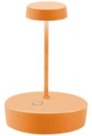 Swap mini pro orange LED-Tischleuchte, wiederaufladbar und dimmbar