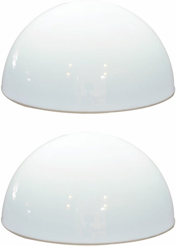 2x led Außen Solar Steh Lampen Garten Terrassen Strahler Leuchten Kugel Weg Beleuchtungen weiß