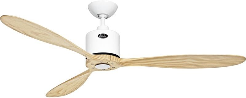 Dc Deckenventilator Aeroplan Eco Weiß / Holz Natur