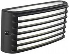 Aluminiumguss-Wandleuchte mit opalem Diffusor - 10W, 840 Lumen, warmweißes Licht, graphit