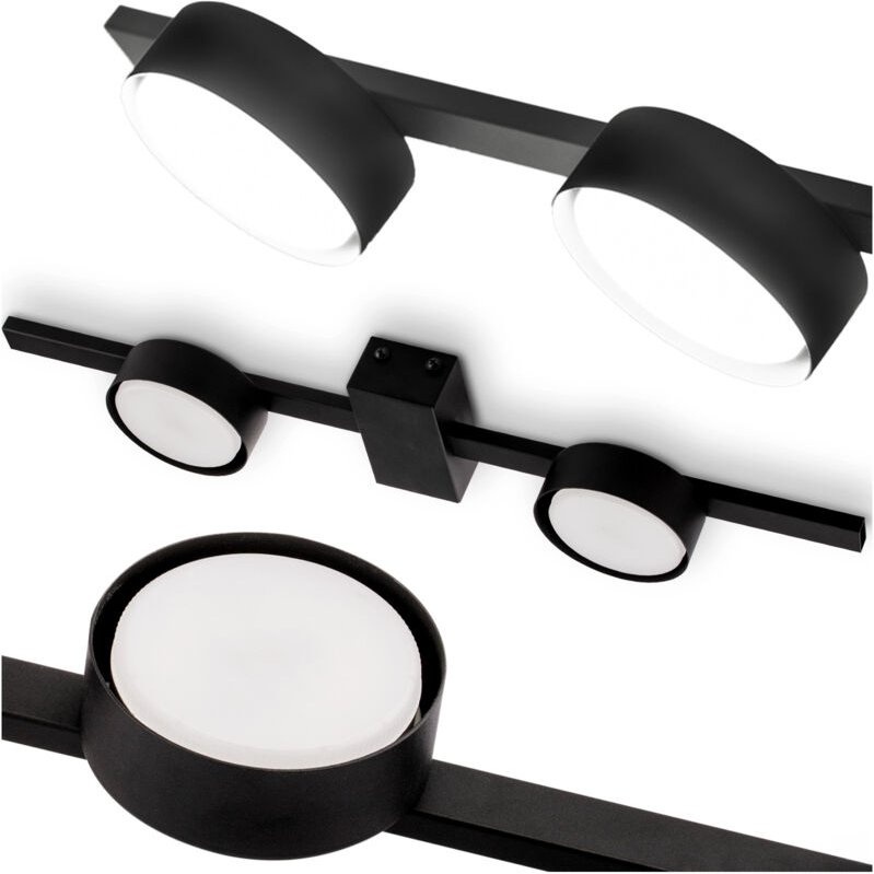 OVILO Halogen-LED-Deckenleuchte, 2x GX53 LUMILED Wandstrahler