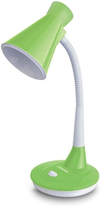 Esperanza schreibtischlampe e27 diadem grun