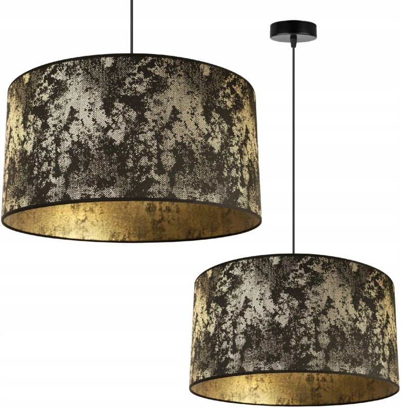 Hängelampe, Deckenleuchter, Lampenschirm, Goldmuster