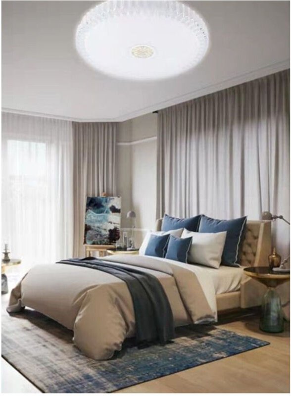 Tradeshop - Trade Shop - deckenleuchte 45W kristalldesign natürliches kaltlicht IP20 FST-40A29970 -