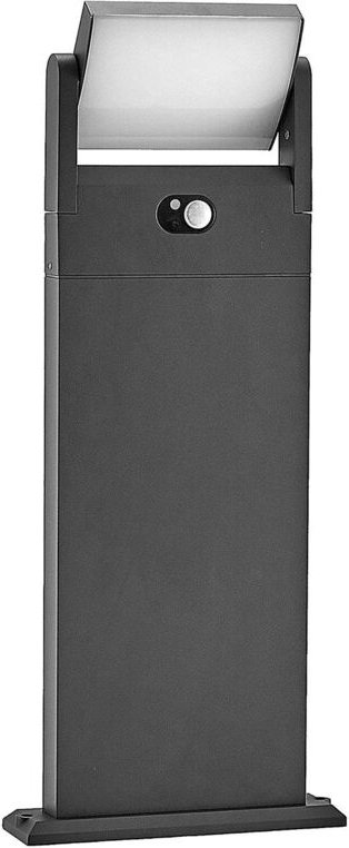 Solarleuchten "Novalie" aus Aluminium mit Bewegungsmelder von Lindby