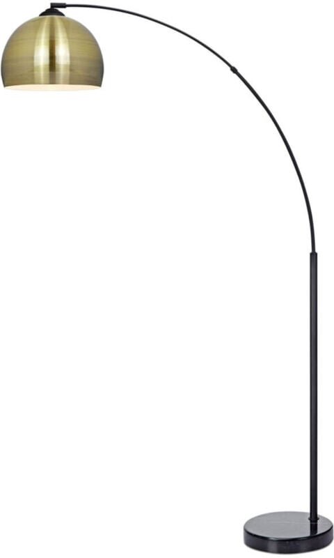 Stehlampe Noova altgold 1xE27