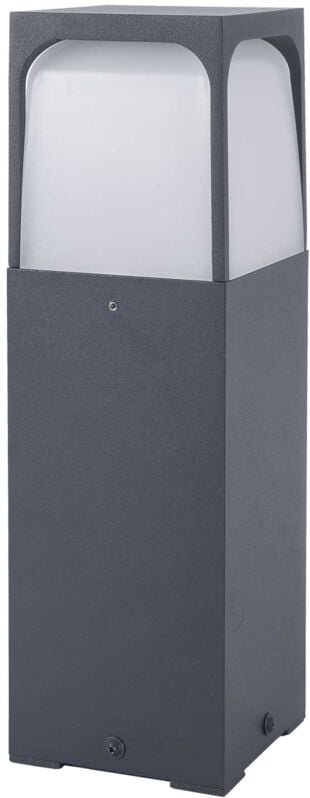 Forlight - Veta baliza exterior negra para bombilla E27