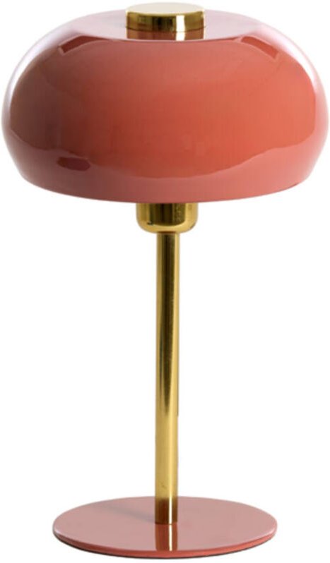 Thumbnail - Light & Living - tischlampe - Surin - rot - metall -