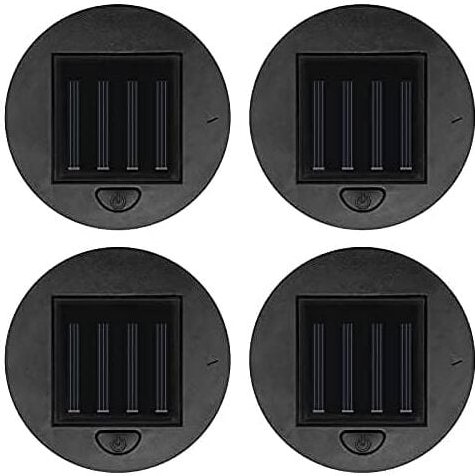 2/4er-Pack Solar-Laternen-Ersatzleuchten, 8 cm, Tischlampen, Garten-/Terrassendekoration