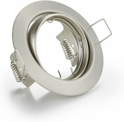 Iperbriko - Jura Runder Einbaustrahler 1xGU10 Nickel Ø8 cm Trio Lighting