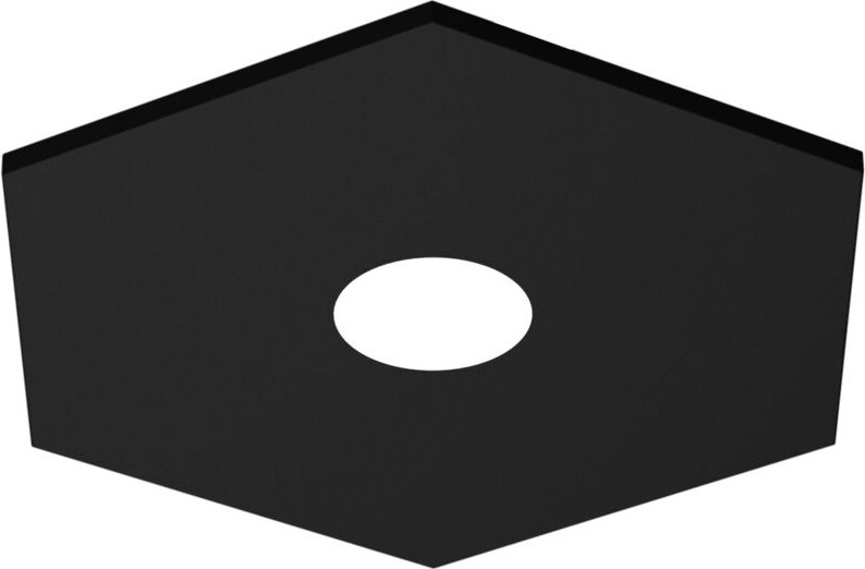 Thumbnail - Lumicom - river hex 1x plafoniera monocolore opaco