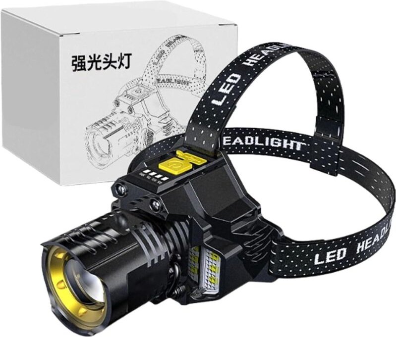 LED-Stirnlampe – wiederaufladbare LED-Stirnlampe für die Stirn – mit Bewegungssensor, wasserdichte Outdoor-Ausrüstung fü...