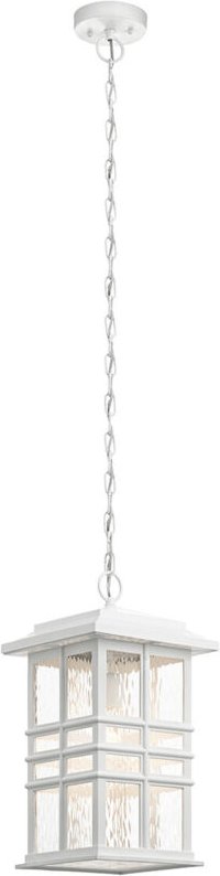 Elstead - Beacon Square Outdoor 1 Lichtkette Laterne, Weiß, IP44, E27