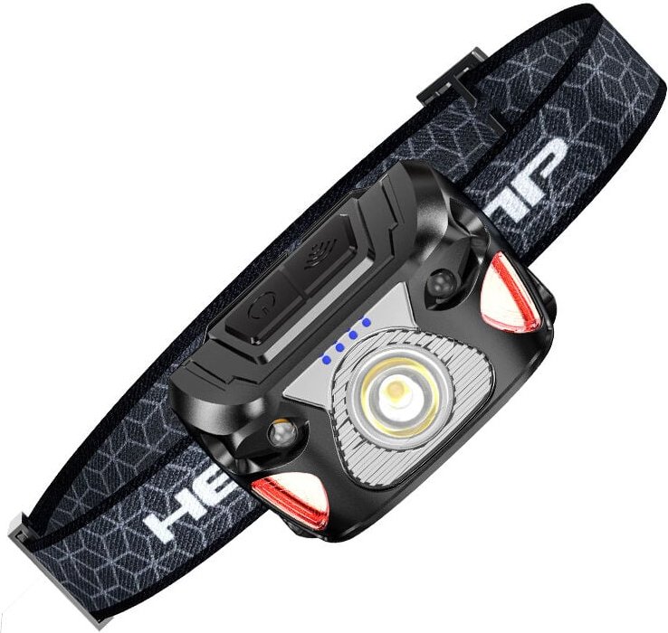 Wiederaufladbare LED-Stirnlampe, wasserdichte LED-Stirnlampe, multifunktionale LED-Stirnlampe, wiederaufladbare Stirnlam...