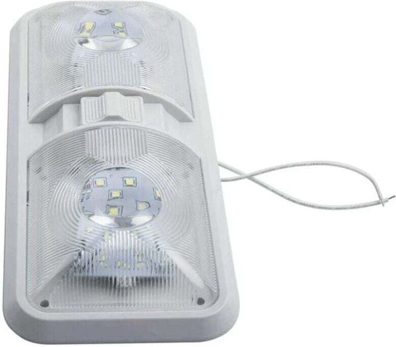 12 V LED-Deckenleuchte für Wohnmobile, Innenbeleuchtung für Wohnmobile, Boot mit Schalter, 48 LEDs, 800 lm, Deckenleucht...
