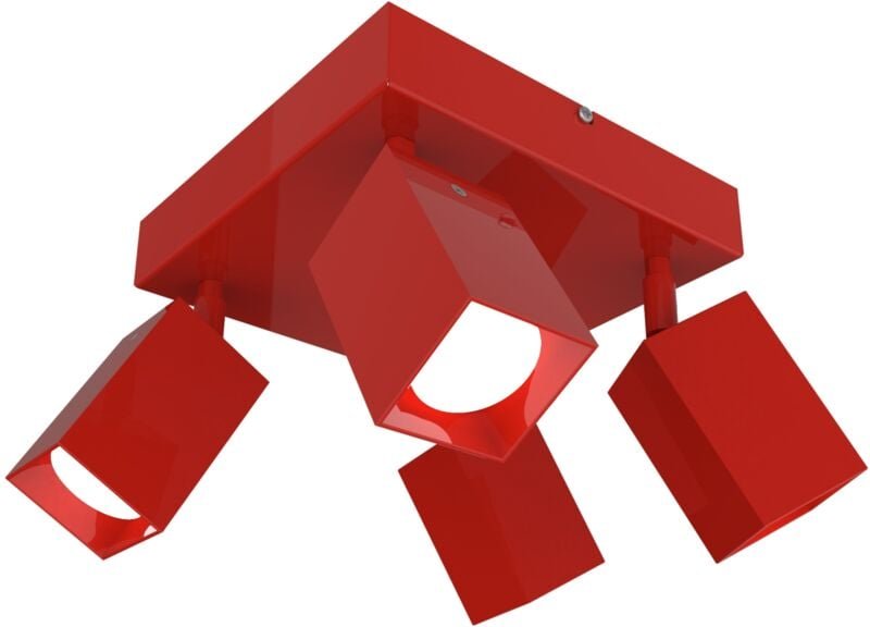 Brick q plafoniera X4 monocolore lucido