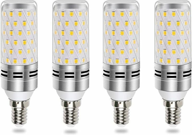 E14 LED-Glühbirne, 16 W, Kaltweiß 6000 K, entspricht Halogen E14 100 W 120 W, 1600 lm, 360°-Licht, AC 175–265 V, E14 LED...