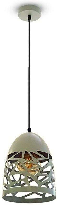 V-TAC LED-Glockenleuchter, satiniertes Metall, E27-Lampenfassung (max. 60 W), mattgrau