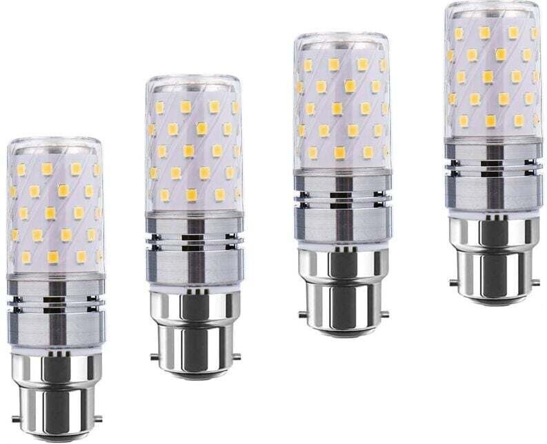 YMYNYB22 LED-Maiskolbenlampen, 12 W, entspricht 100 W Glühlampe, 1200 lm, Warmweiß 3000 K, Kronleuchterlampen, dekorativ...