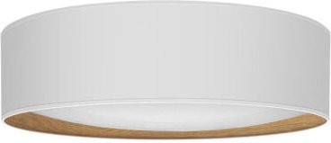 Fabrilamp - Tania 96w Deckenleuchte Weiß/Weiß Holz 14x60x60 Cm 7488lm 3000k,4000k,6500k