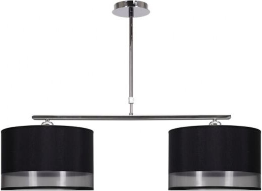 Fabrilamp - menorca serie lampe 2xe27 chrom/schwarz regx86x25 cm