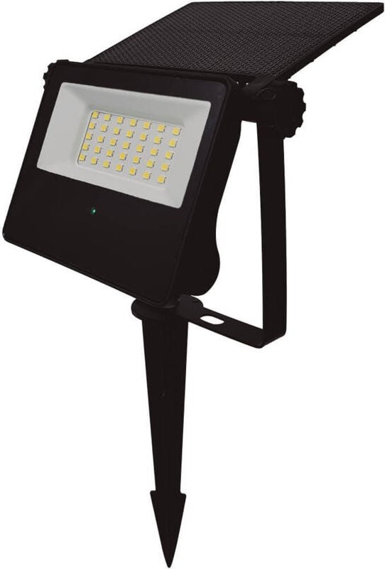 GSC - Kumira LED-Solarprojektor mit Sensor 7W 6500K IP65 Schwarz