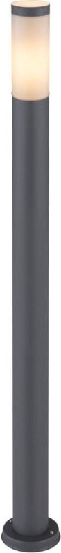 Wegeleuchte boston aus Edelstahl in Anthrazit & Opal, Höhe 110cm
