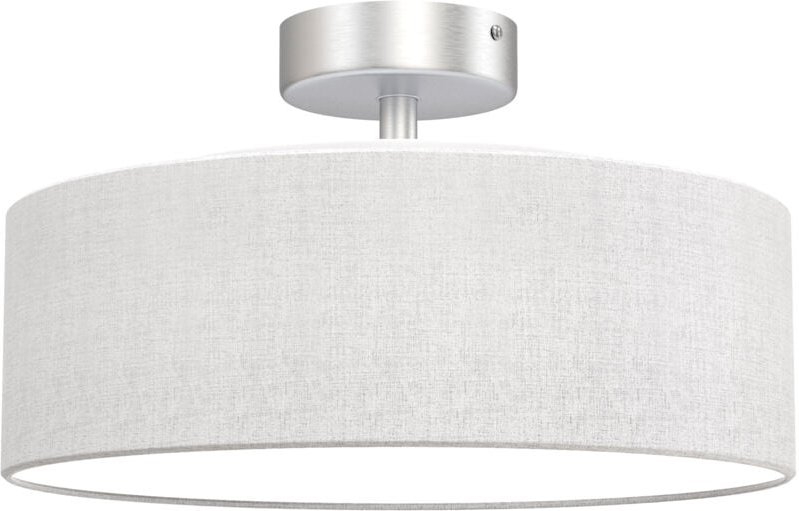 Di-Ka Deckenleuchte Textil weiß satin Deckenleuchte